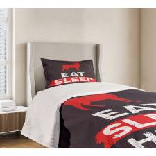 Eat Sleep Hunt Bedspread Set