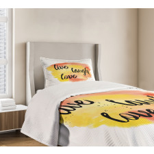 Soft Watercolor Bedspread Set