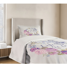 Life is Trip Words Bedspread Set