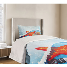 Foaming Ocean Bedspread Set