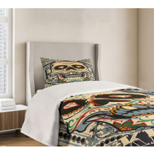 Gothic Killer Frame Bedspread Set