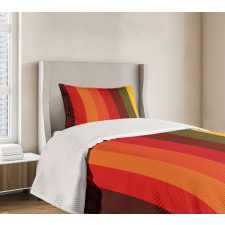 Vertical Striped Bedspread Set
