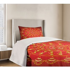 Ornate Art Bedspread Set