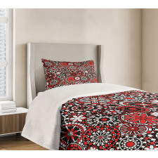 Flower Mosaic Bedspread Set