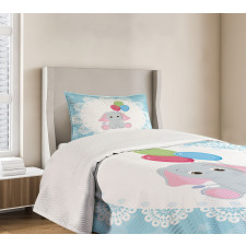 Balloons Stars Bedspread Set