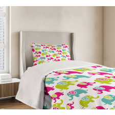 Joyous Cartoon Bedspread Set