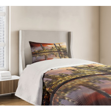 Oil Refinery Bedspread Set