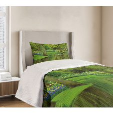 Forest with Lake Botany Bedspread Set