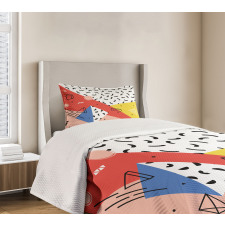 Modern Trippy Bedspread Set