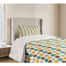 Colorful Abstract Dots Bedspread Set