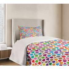 Trippy Colored Bedspread Set