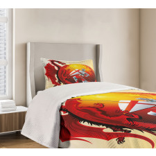 Saint George Fire Spit Bedspread Set