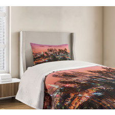 Los Angeles Palms Bedspread Set