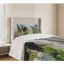 Downtown Chicago Bedspread Set