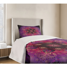 Floral Persian Bedspread Set