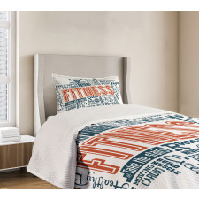 Retro Words Lifestyle Bedspread Set