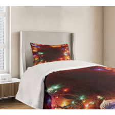 Hipster Grunge Tinsel Bedspread Set