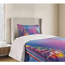 Party Celebration Box Bedspread Set