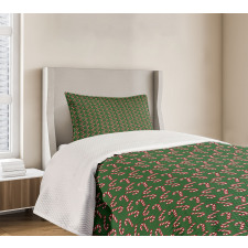 Candy Canes Bedspread Set