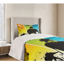 Colorful Nature Bedspread Set