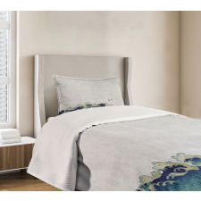 Aquatic Swirls Bedspread Set