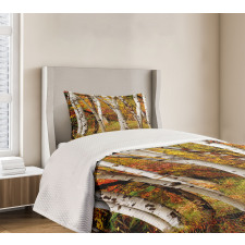 White Birch Trees Serenity Bedspread Set