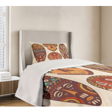 Folk Art Bedspread Set
