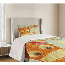 Drink Mask Flora Bedspread Set