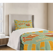 Aloha Fun Party Bedspread Set