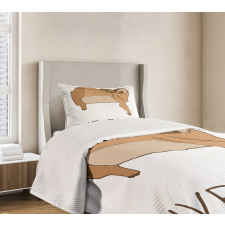 Happy Character Live Slow Bedspread Set