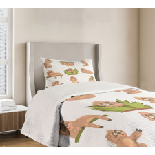 Different Posed Animals Bedspread Set