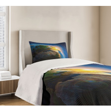 Morning Sunrise Space Bedspread Set