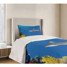 Tropic Underwater World Bedspread Set