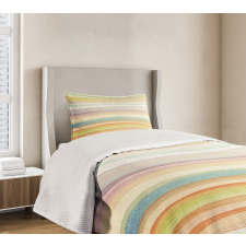 Stripes Watercolor Art Bedspread Set