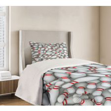 Vivid Pins Pile Bedspread Set