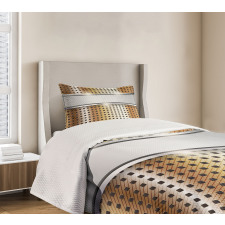 High Tech Theme Image Bedspread Set