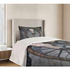 West Skull Bedspread Set