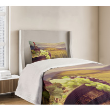 Italy Tuscany Vineyard Bedspread Set