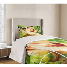 Wine Tasting Grapevine Bedspread Set