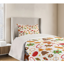 Christmas Graphic Bedspread Set