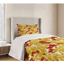 Juicy Ripe Fruits Leafage Bedspread Set