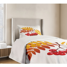 Rural Berries in Fall Bedspread Set