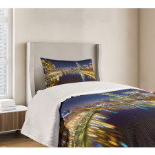 Night in Melbourne River Bedspread Set