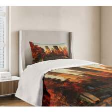 Old Port Montreal Morning Bedspread Set