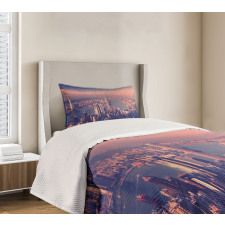 Dreamy Hong Kong Scenery Bedspread Set