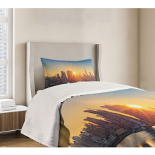 Tranquil Sunrise Midtown Bedspread Set