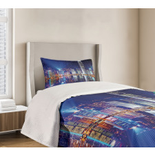 Hong Kong Island Modern Bedspread Set