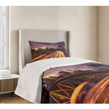 Brooklyn Bridge Traffic Bedspread Set