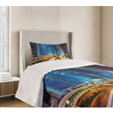 Fast Cars Hong Kong Urban Bedspread Set