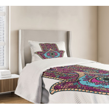 Doodle Swirls Evil Eye Bedspread Set